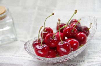 Картинка еда вишня черешня вишни