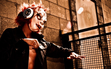 Картинка dj blend музыка другое маска наушники куртка