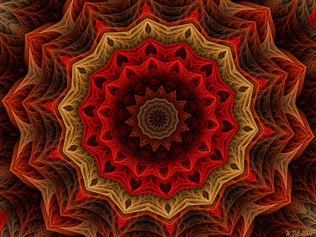 Обои картинки фото 3д, графика, fractal, фракталы, цвета, узор