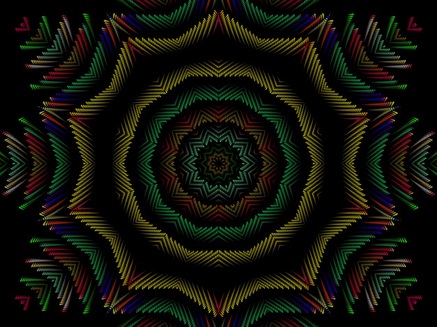 Обои картинки фото 3д, графика, fractal, фракталы, узор, цвета