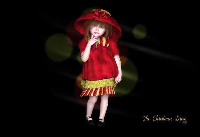 Обои картинки фото 3д, графика, elves, эльфы, the, christmas, dress