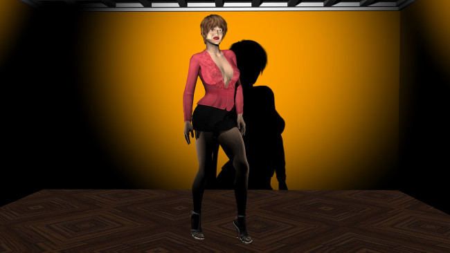 Обои картинки фото 3д графика, people , люди, взгляд, девушка