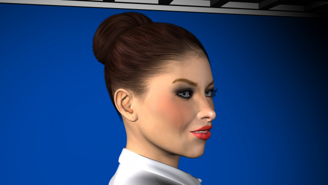 Обои картинки фото 3д графика, portraits , портрет, лицо, девушка