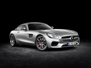 Картинка 2014+mercedes-benz+amg+gt автомобили mercedes-benz тюнинг серебристый