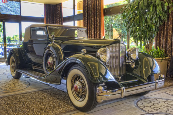 Картинка 1934+packard+twelve+1107+coupe+roadster автомобили выставки+и+уличные+фото выставка автошоу