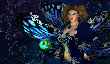 Картинка 3д+графика эльфы+ elves фон взгляд девушка