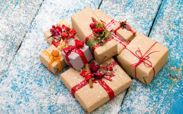 Картинка праздничные подарки+и+коробочки merry christmas new year gifts новый год рождество снег подарки