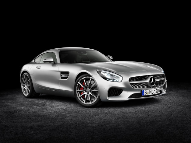 Обои картинки фото 2014 mercedes-benz amg gt, автомобили, mercedes-benz, тюнинг, серебристый