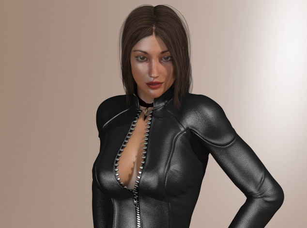 Обои картинки фото 3д графика, люди , people, фон, взгляд, девушка