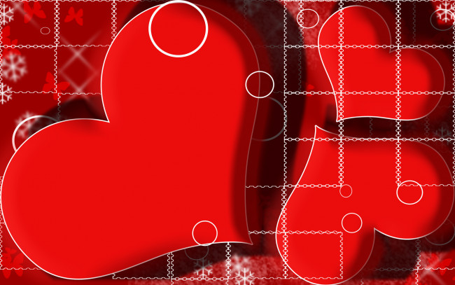 Обои картинки фото векторная графика, сердечки, цвет