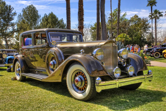 Обои картинки фото 1934 packard 12 club sedan, автомобили, выставки и уличные фото, автошоу, выставка