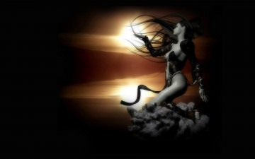 Картинка 3д+графика люди+ people фон девушка