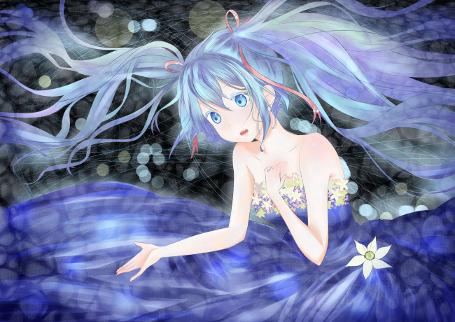 Обои картинки фото аниме, vocaloid, девочка