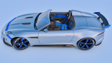 обоя автомобили, 3д, jaguar