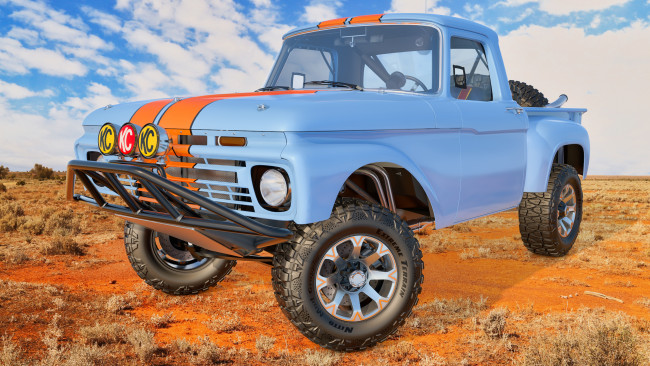 Обои картинки фото автомобили, 3д, ford