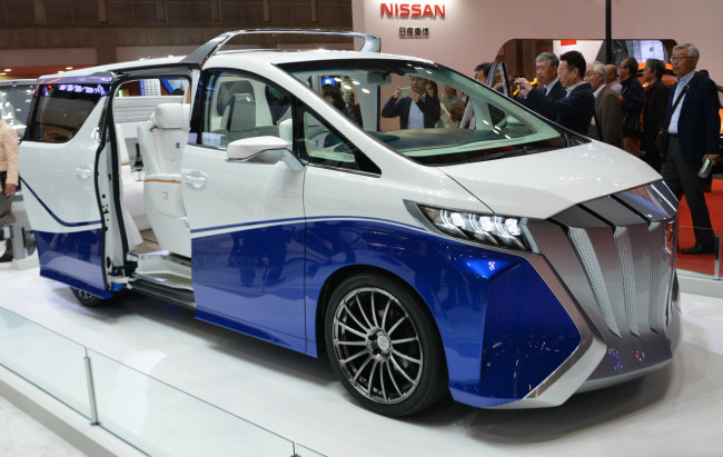 Обои картинки фото toyota alphard hercule concept 2015, автомобили, выставки и уличные фото, 2015, concept, hercule, alphard, toyota