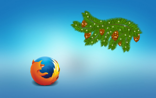 Обои картинки фото компьютеры, mozilla firefox, логотип, фон