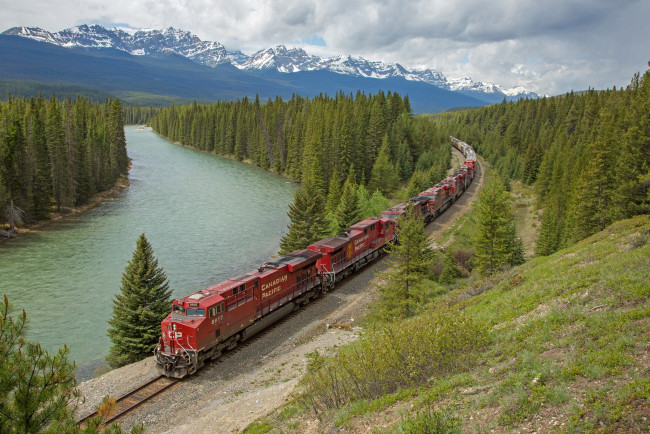 Обои картинки фото техника, поезда, локомотив, состав