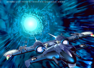 Картинка календари фэнтези 2019 calendar полет звездолет космос самолет