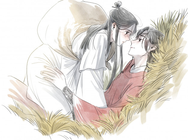 Обои картинки фото аниме, tian guan ci fu, благословение, небожителей, tian, guan, ci, fu, мосян, тунсю