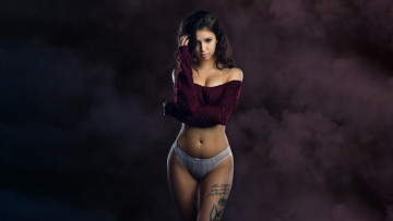 Картинка девушки -+брюнетки +шатенки красивая девушка