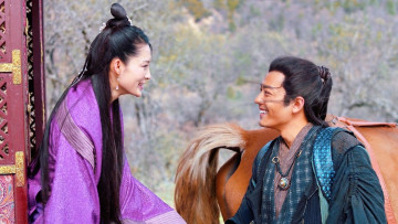 обоя кино фильмы, the wolf, цзичун, девушка, повозка