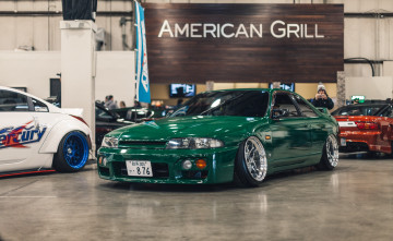 Картинка автомобили выставки+и+уличные+фото silvia nissan green front stance stancenation s14