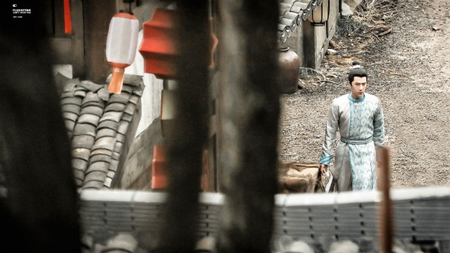 Обои картинки фото кино фильмы, feng qi luo yang , сериал, байли, хунъи, двор, крыши