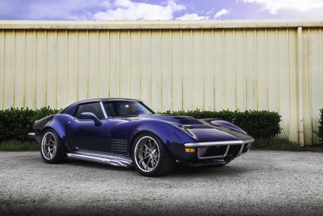 Обои картинки фото автомобили, corvette, chevrolet, wheels, forgeline, ml3c