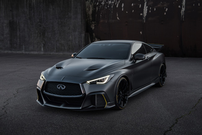 Обои картинки фото автомобили, infiniti, prototype, 2018, q60, project, black, s