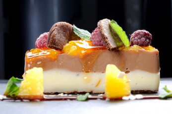 Картинка еда мороженое +десерты желе десерт малина