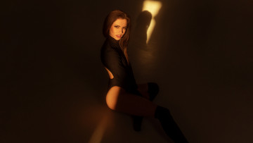 Картинка девушки -+рыжеволосые+и+разноцветные красивая девушка