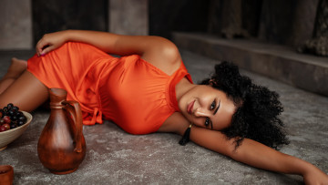 Картинка девушки -+темнокожие красивая девушка