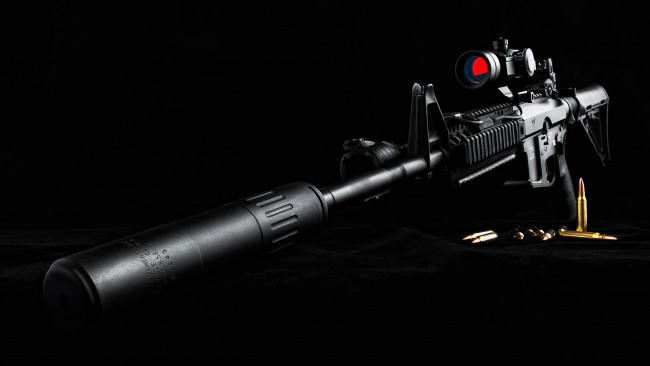 Обои картинки фото оружие, снайперская винтовка, ar-15