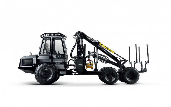 Обои картинки фото техника, лесоповалочная техника, malva