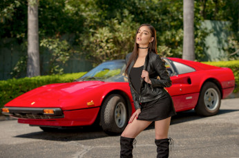 Картинка девушки emily+willis куртка поза мини