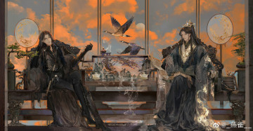 Картинка аниме sha+po+lang китай мужчины