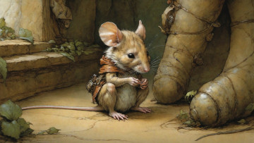 Картинка фэнтези существа нейросети графика нейроарт ai art нейронные сети рисунки нейро искусство