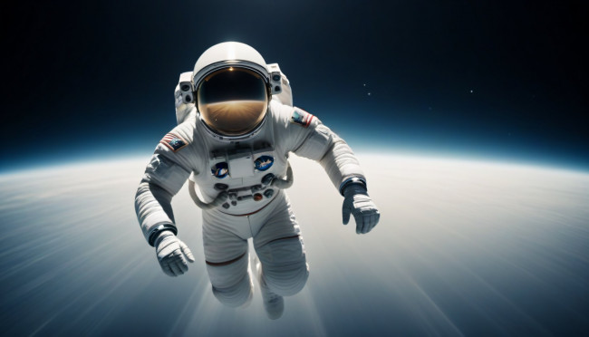 Обои картинки фото космос, астронавты, космонавты, нейросети, графика, нейроарт, ai, art, нейронные, сети, рисунки, нейро, искусство