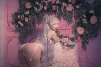 Картинка michi+kyunn девушки -+креатив +косплей девушка женщина разноцветная сексуальная модель звезда позирует разная обувь верхняя стильная одежда нижнее эротическое бельё трусы лифчик аксессуары макияж колготки чулки и множество элементов на фотографии