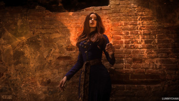 Картинка девушки светлана+хофман+ lunny+chan образ косплей наряд платье стена