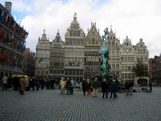 Обои картинки фото antwerp, города, улицы, площади, набережные