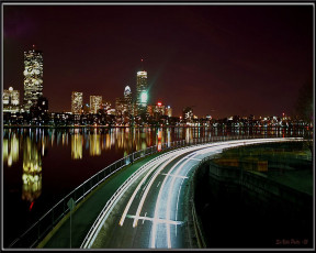 Картинка города огни ночного