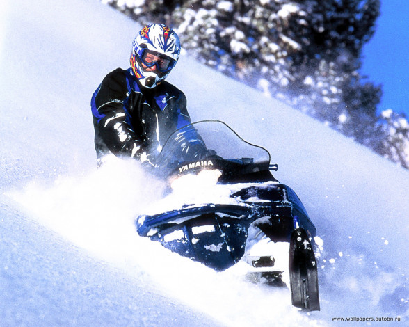 Обои картинки фото мотоциклы, снегоходы