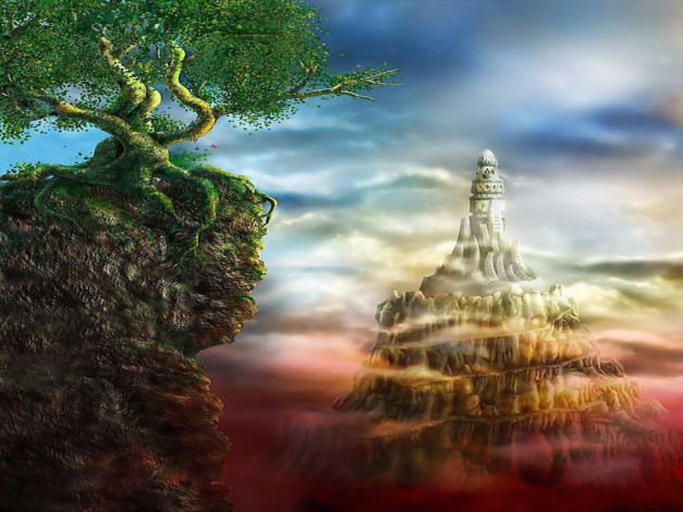 Обои картинки фото фэнтези, замки