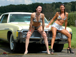 Картинка автомобили авто девушками