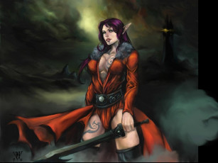 Картинка фэнтези эльфы