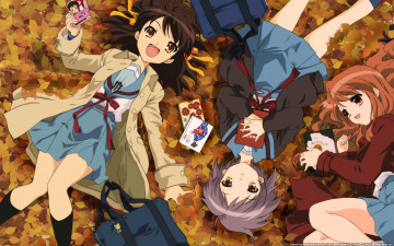 Картинка аниме the melancholy of haruhi suzumiya