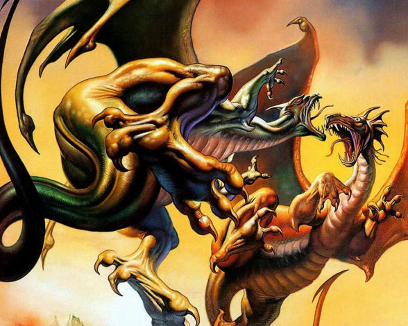 Обои картинки фото фэнтези, драконы