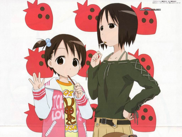 Обои картинки фото аниме, ichigo, mashimaro